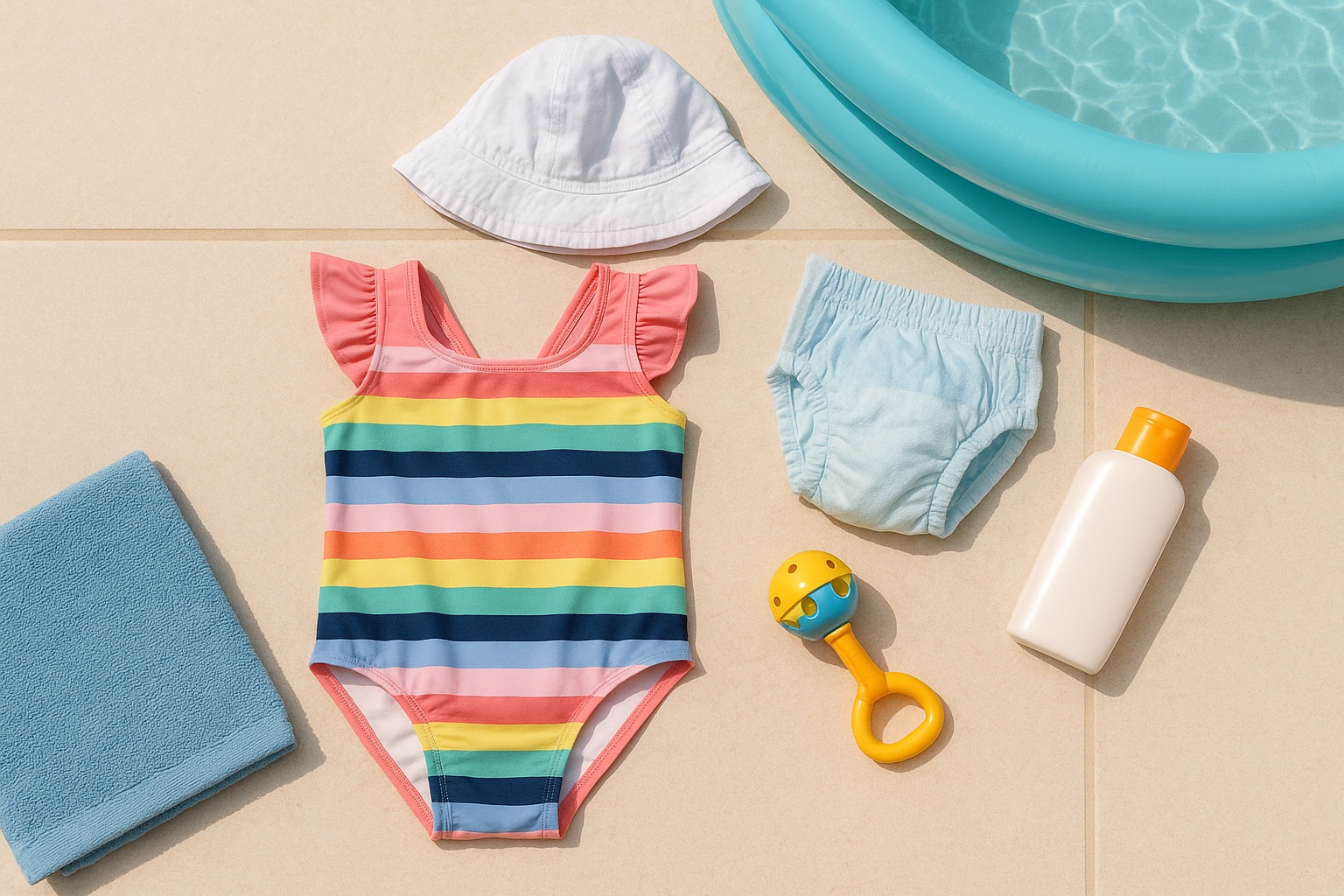 Strój kąpielowy dla niemowlaka